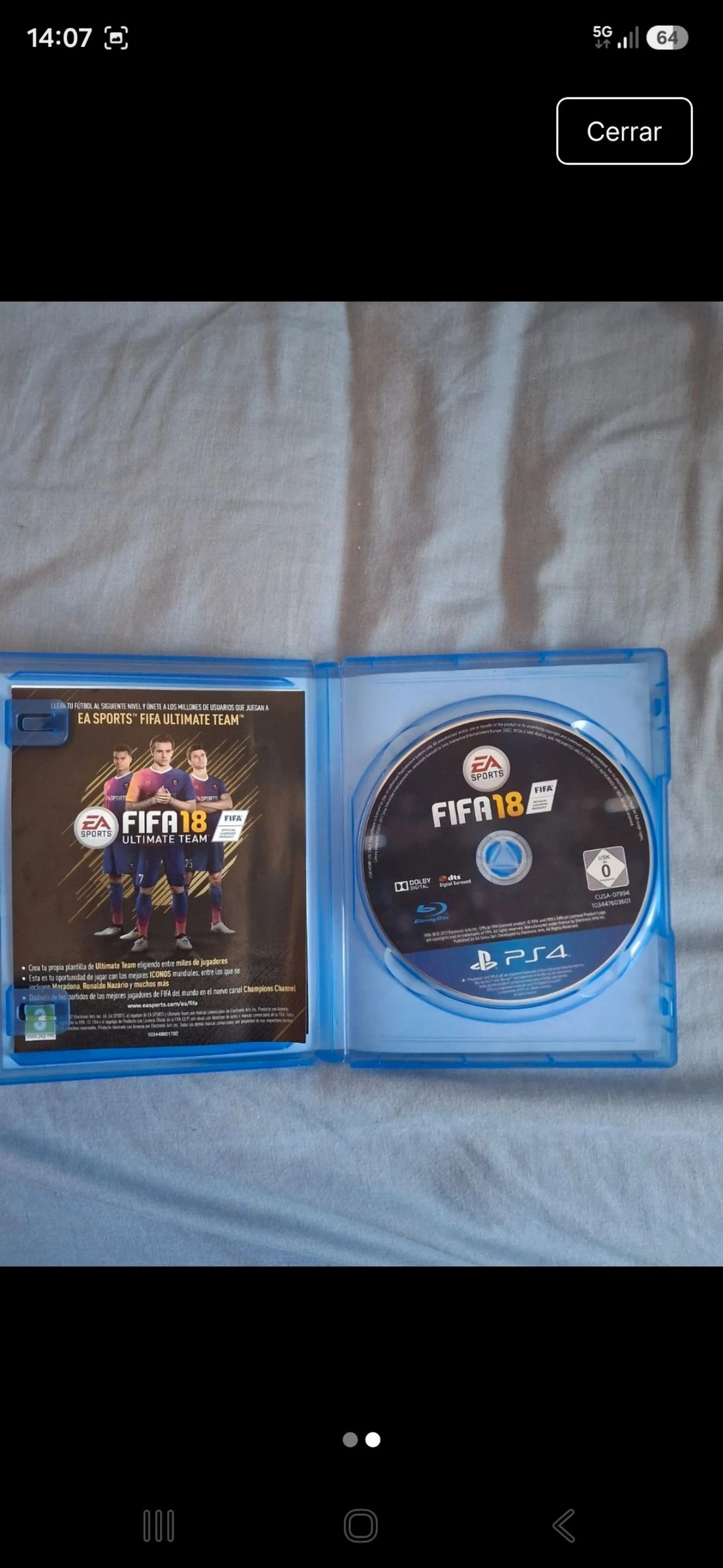 FIFA 18 PS4 Compleet (Doos + Schijf + Handleiding) – photo 2